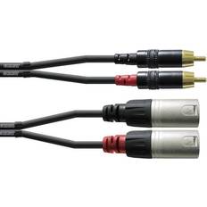 Cordial 2RCA - 2XLR 3m