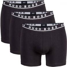 Hugo Boss Men Underwear HUGO BOSS Stretch Cotton Boxer 3-pack - Black