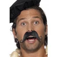 Cheap Accessories Fancy Dress Smiffys Frenchman Moustache Black