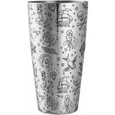 Glass Cocktail Shakers Boston Tattoo Pattern Cocktail Cocktail Shaker 85cl 16.8cm