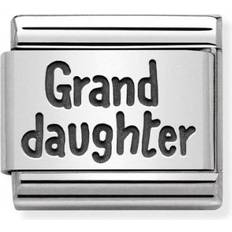 Nomination Composable Classic Link Granddaughter Charm - Silver/Black