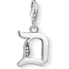 Thomas Sabo Charm Club Letter D Charm - Silver/White