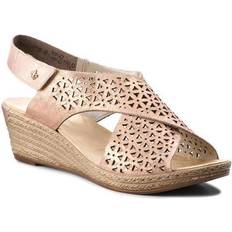 Pink - Women Espadrilles Rieker 62484-31