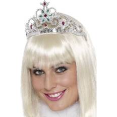 Royal Headgear Smiffys Flower Jewelled Tiara Silver