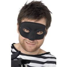 Black Eye Masks Fancy Dress Smiffys Burglar Eyemask Black