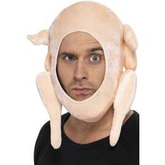 Beige Headgear Smiffys Stuffed Turkey Hat