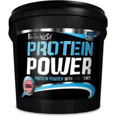 Magnesiums Protein Powders BioTechUSA Protein Power Strawberry & Banana 4kg