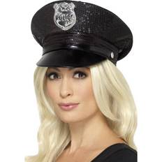 Smiffys Fever Sequin Police Hat