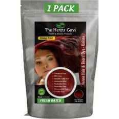 Men Henna Hair Dyes thehennaguys Henna Hair & Beard Dye-Unisex Deep Red 100g