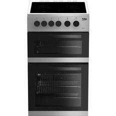 50cm - Freestanding Ceramic Cookers Beko KDC5422AS Silver