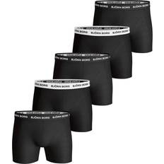 Björn Borg Men Underwear Björn Borg Solid Essential Shorts 5-pack - Black