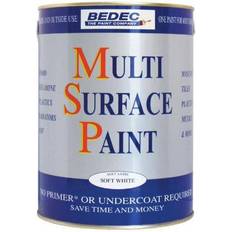 Bedec Multi Surface Metal Paint, Wood Paint Black 0.75L