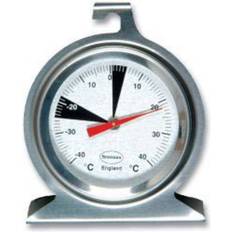 Silver Fridge & Freezer Thermometers Stainless Steel Dial Fridge & Freezer Thermometer 6.2cm