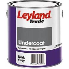 Leyland Trade Undercoat Metal Paint, Wood Paint Grey 2.5L