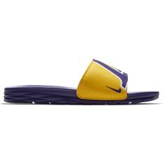 Nike Yellow Slides Nike Benassi Solarsoft NBA - Amarillo/Field Purple/Field Purple