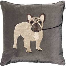 Chhatwal & Jonsson Bull Dog Cushion Cover Grey (50x50cm)