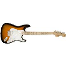 Orange Electric Guitar Squier By Fender Affinity Series Stratocaster