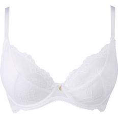 Gossard Superboost Lace Padded Plunge Bra - White