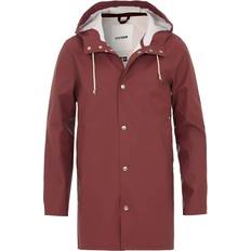 Men - Red Rain Clothes Stutterheim Stockholm Raincoat Unisex - Burgundy