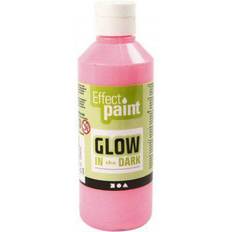 Red Luminescent Paint Glow in the Dark Paint Fluorescent Light Red 250ml