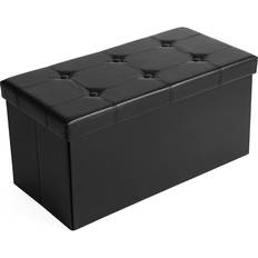 Songmics Faux Leather Ottoman Bench