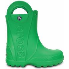 Best Wellingtons Children's Shoes Crocs Kid's Handle It Rain Boot - Grass Green