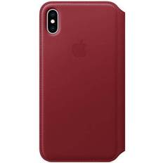 Leather Folio (Product)Red Case for iPhone XS Max