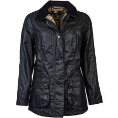 Blue Jackets Barbour Beadnell Wax Jacket - Navy