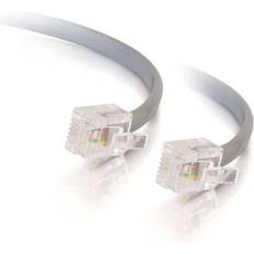 C2G 6P4C Straight Modular RJ11-RJ11 3m