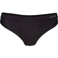 Calvin Klein Form Logo Thong - Black