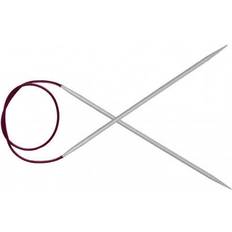 Knitpro Basix Aluminium Fixed Circular Needles 80cm 2.25mm