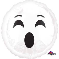 Amscan Foil Ballon Ghost Emoticon 5-pieces White/Black