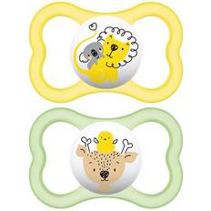 Plastic Pacifiers & Teething Toys Mam Air Silicone Pacifier Neutral 6m+ 2-pack