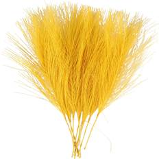 Yellow Feathers Synthetic Feathers 15 cm Yellow 10 Pcs