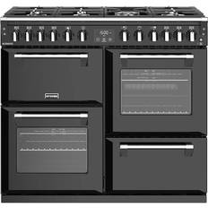 Stoves 100cm - Dual Fuel Ovens Cookers Stoves S1000DF Black