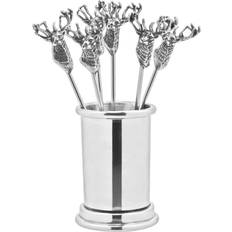 English Pewter Forks English Pewter Stag Head Fork 7pcs