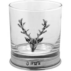 Glasses English Pewter Stag Head Tumbler 32.5cl
