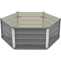 Steel Pots & Planters vidaXL Raised Garden Bed Flower Box