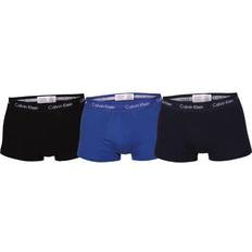 Calvin Klein Blue - Men Men's Underwear Calvin Klein Cotton Stretch Low Rise Trunks 3-pack - Multicolour