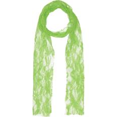 Bristol 80’s Neon Lace Scarf Green