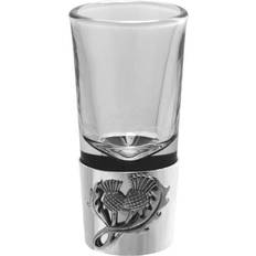 English Pewter Scottish Thistle Shot Glass 7.8cm Shot Glass