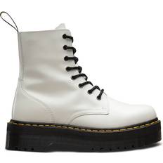 Zipper Boots Dr. Martens Jadon - White Polished Smooth