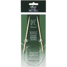 Clover Takumi Bamboo Circular Knitting Needles 80cm 3.5mm