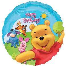 Birthdays Animal & Character Balloons Amscan Foil Ballon Standard Pooh & Friends Sunny Birthday