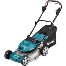 Makita With Collection Box - With Mulching Lawn Mowers Makita DLM460Z Solo Battery Powered Mower