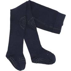 Organic Cotton Pantyhoses Go Baby Go Crawling Tights - Navy Blue