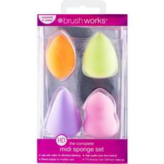 Brushworks HD Midi Sponge Set 4-pack