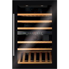 Two Zones Wine Coolers CDA FWV902BL Black