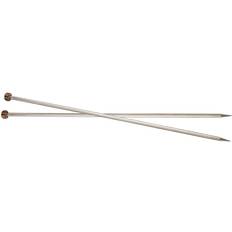 Knitpro Nova Metal Single Pointed Needles 30cm 4mm