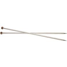 Knitpro Nova Metal Single Pointed Needles 40cm 5mm